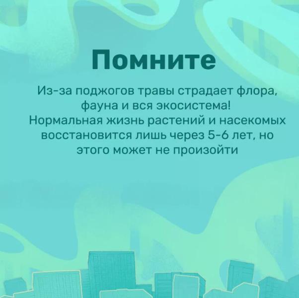 Правила пожарной безопасности в весенний период
